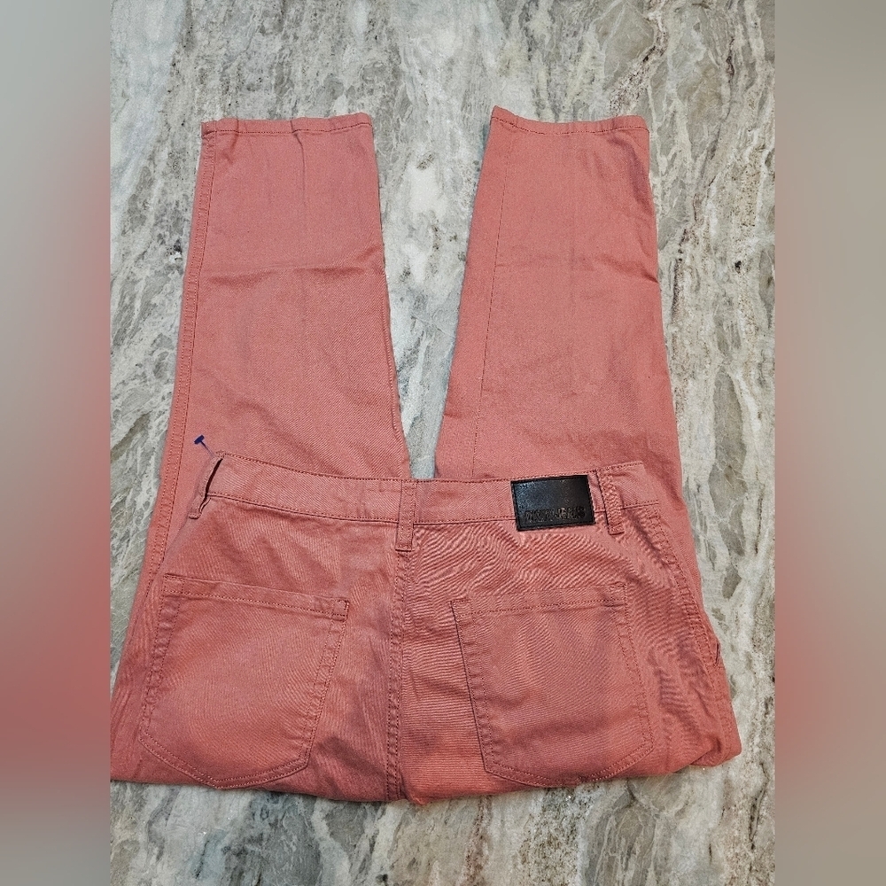 DKNY Jeans Women’s Slim Stretch Pants Rust Red Size 29 - Picture 7 of 11